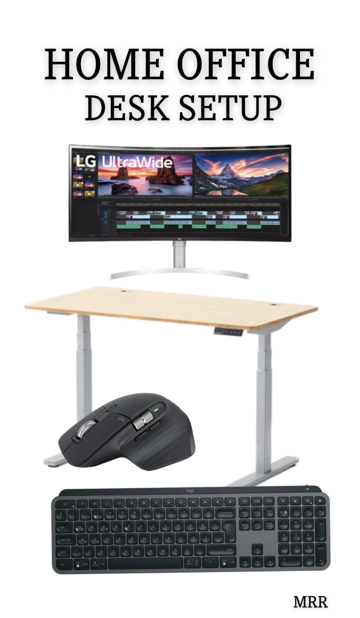 Home Office Desk Setup! Desk is Autonomous (can’t link) and changes heights for standing or sitting! 

#LTKhome