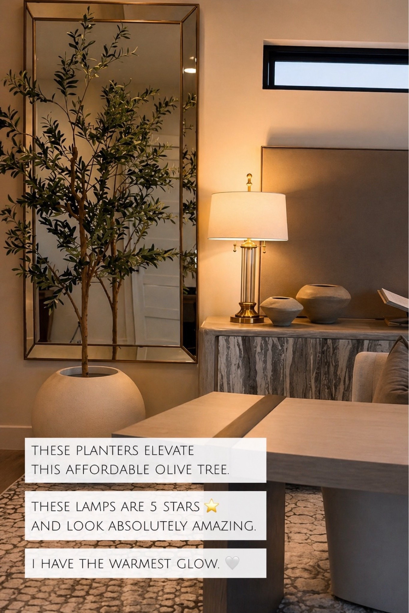 This office wouldn’t be my dream Office without my planters, olive tree and my warm lamps that provide such a pretty ambience ✨🥰

At home office Inspo
Office Inspo 
Interior design 
Neutral home decor 
Modern Neutral home decor

Summerthompsonstyles

#LTKU #LTKHome #LTKdayinmylife