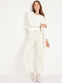 Long-Sleeve Double-Layer Sculpting T-Shirt for Women | Old Navy (US)