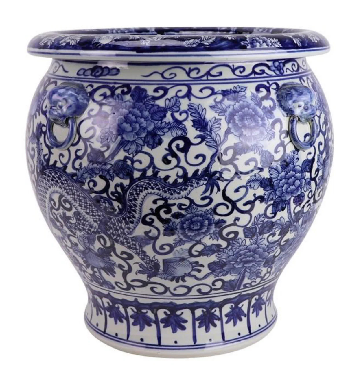 Dragon & Floral Fishbowl | The Enchanted Home