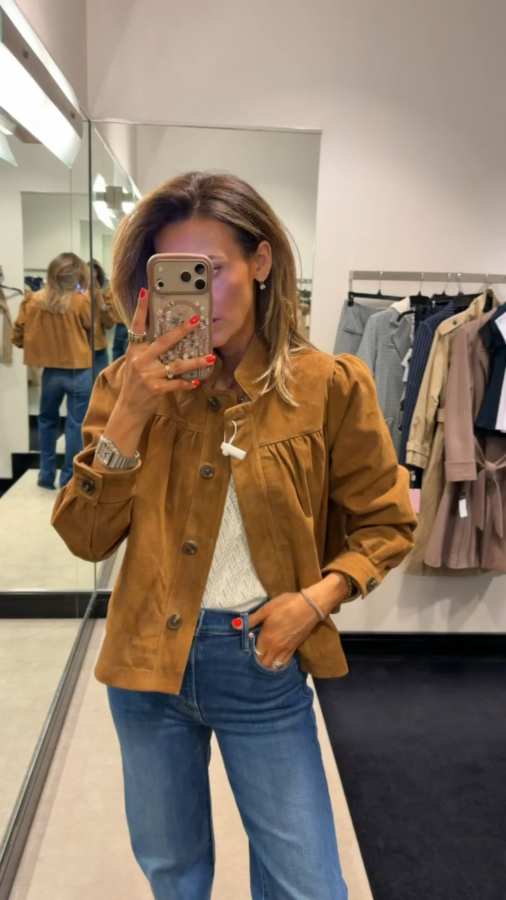 Loving this feminine suede jacket with puff sleeves, definitely trending this fall season

#LTKSaleAlert #LTKSeasonal #LTKstorytime
