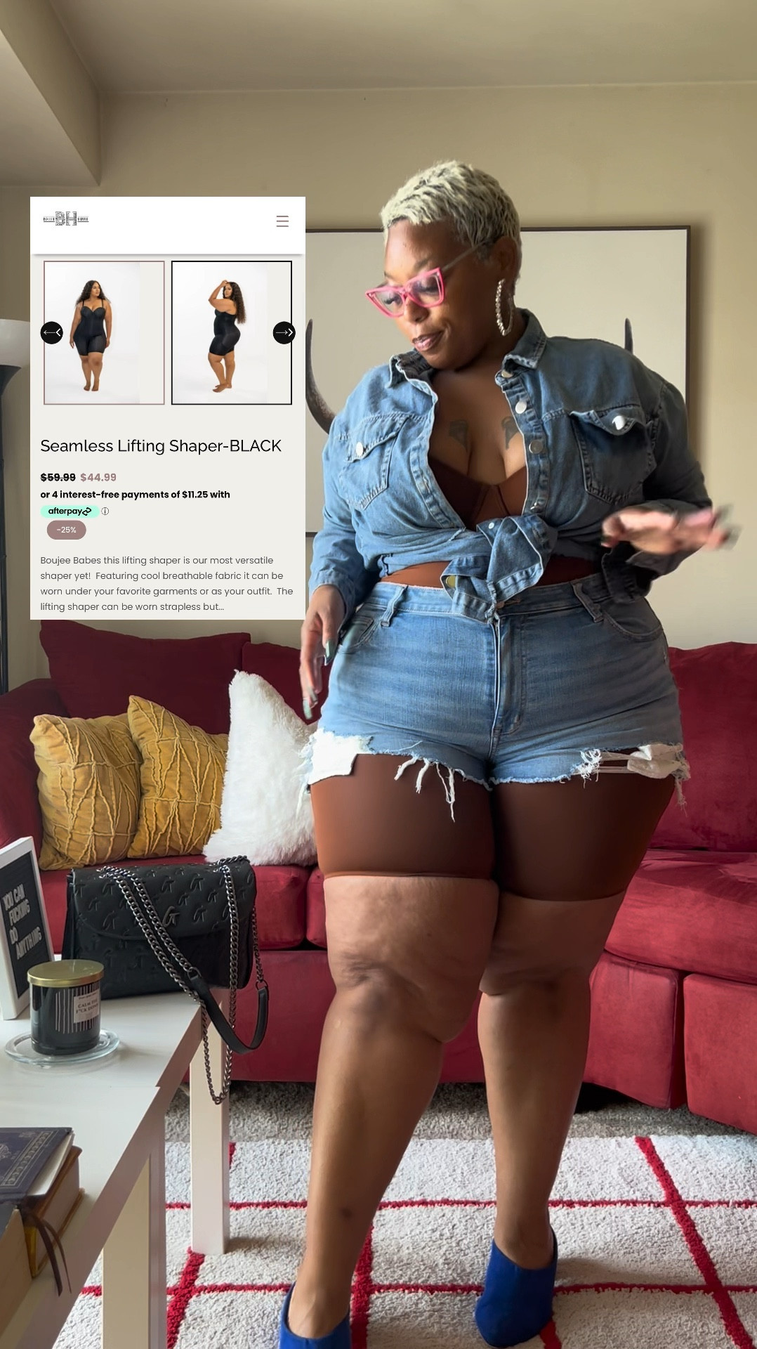 My American Eagle Shorts go with everything!!

Wearing a size 18 shorts 

Shapewear is in my IG from Boujee Hippie 💗


#LTKVideo #LTKPlusSize #LTKStyleTip