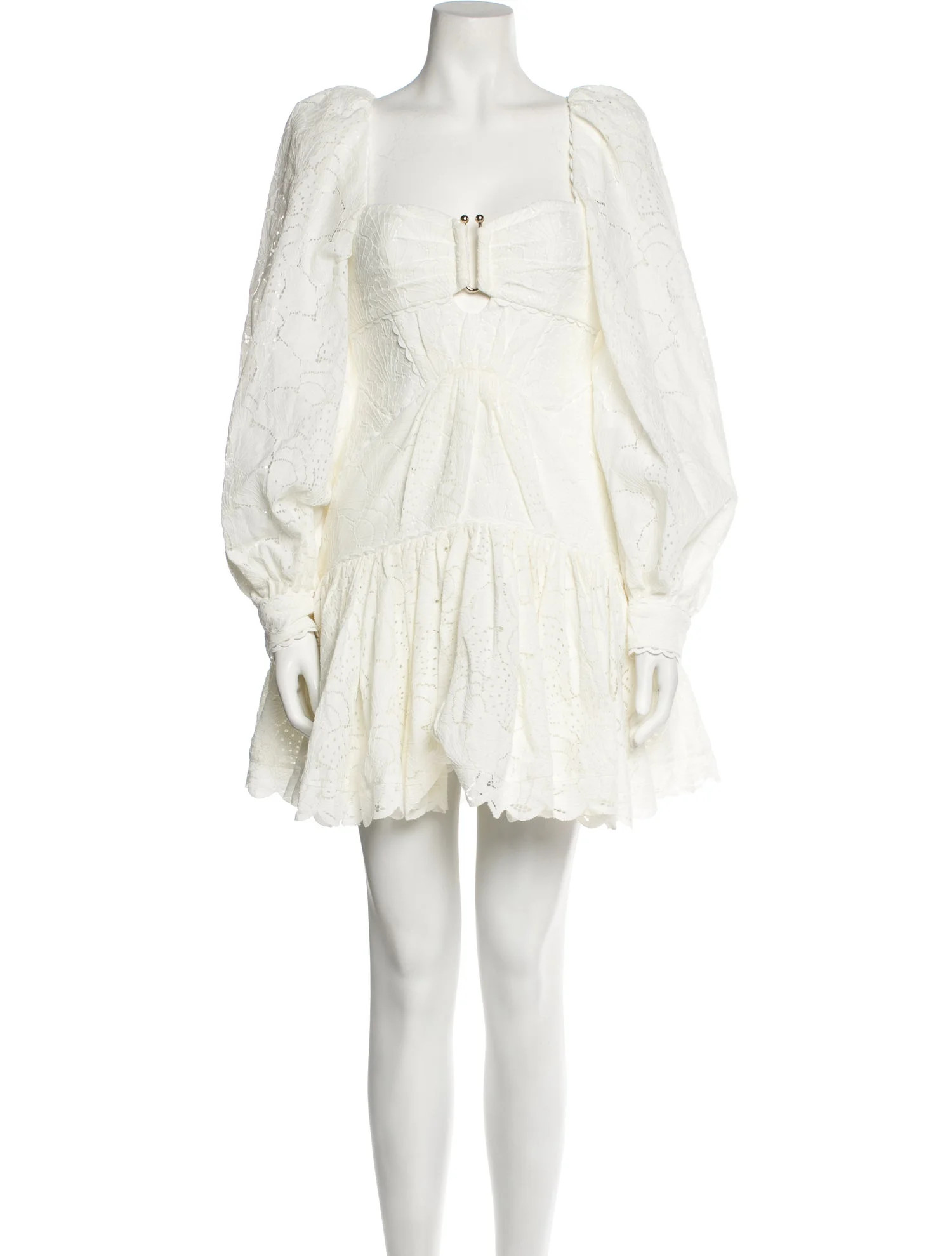 Square Neckline Mini Dress w/ Tags | The RealReal