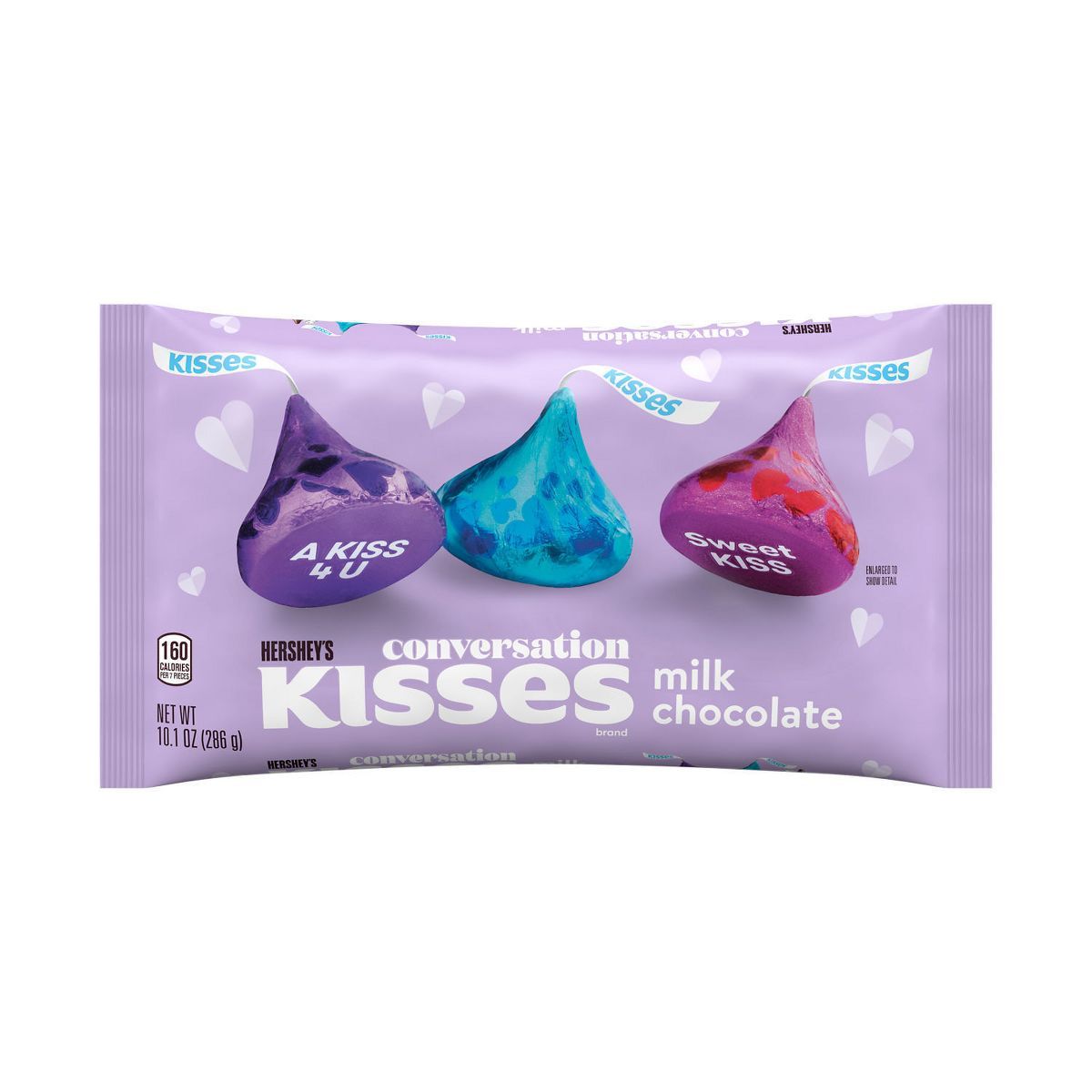 Hershey's Valentine's Day Milk Chocolate Conversation Kisses Candy Bag  - 10.1oz | Target