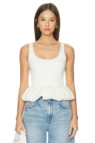The Line by K Fern Top en Vanilla from Revolve.com | Revolve Clothing (Global)