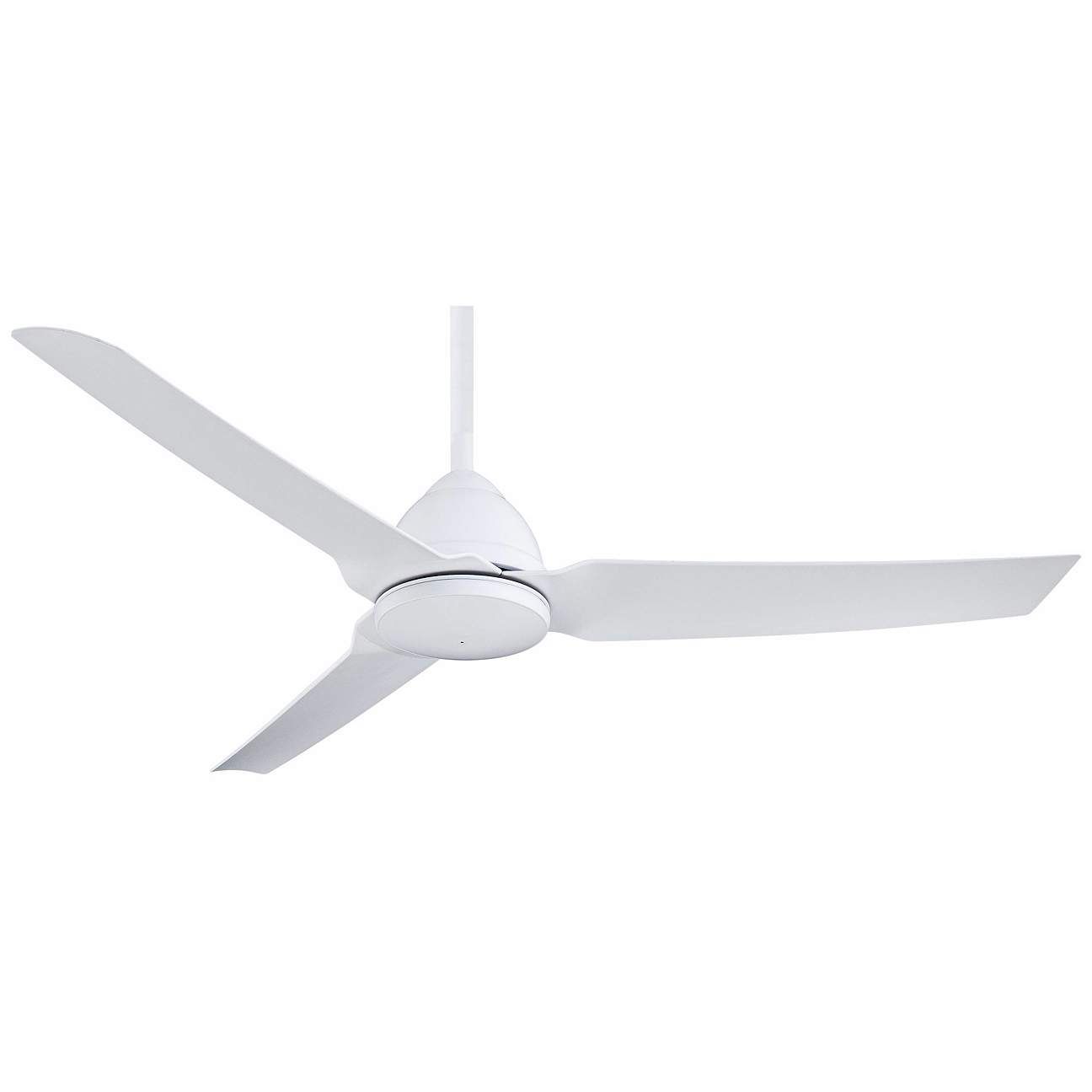 54" Minka Aire Java Flat White Indoor-Outdoor Modern Ceiling Fan | Lamps Plus