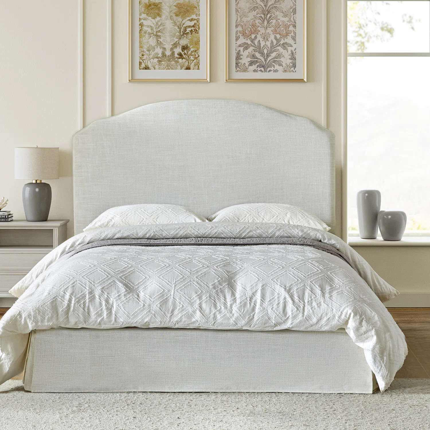 Finnin Upholstered Platform Bed With Washable Slipcover | Wayfair North America