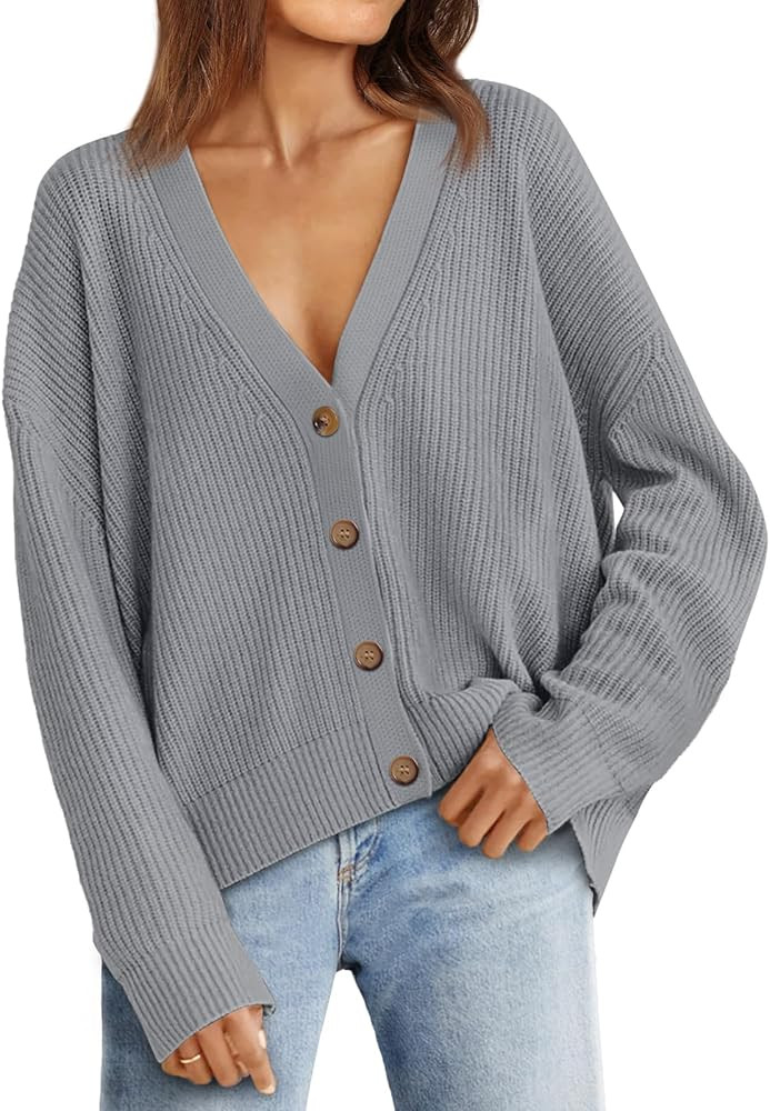 LILLUSORY Cardigan Sweaters for Women 2025 Fall Fashion Oversized Lightweight Sweater Knit Work C... | Amazon (US)