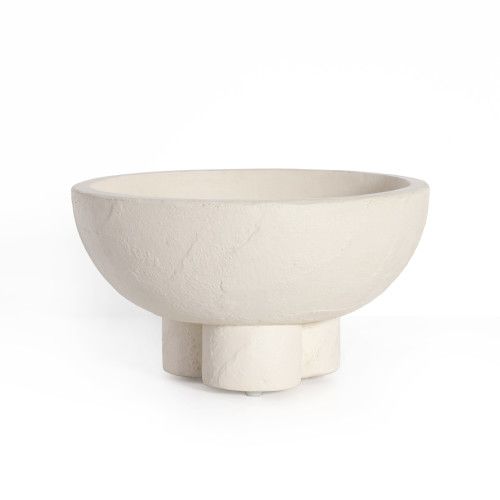 Four Hands Grana Bowl Plaster Molded Concrete | Gracious Style