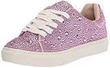 Betsey Johnson Girls Sidny Sneaker, Pink, 4 Big Kid | Amazon (US)