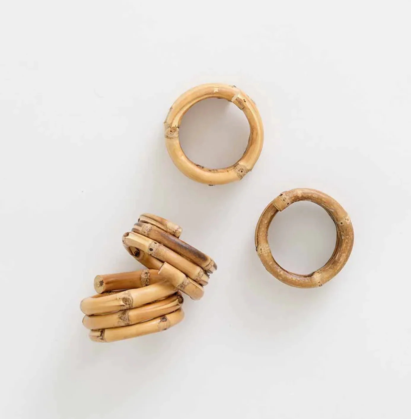 Wrapped Bamboo Napkin Rings | House of Blum