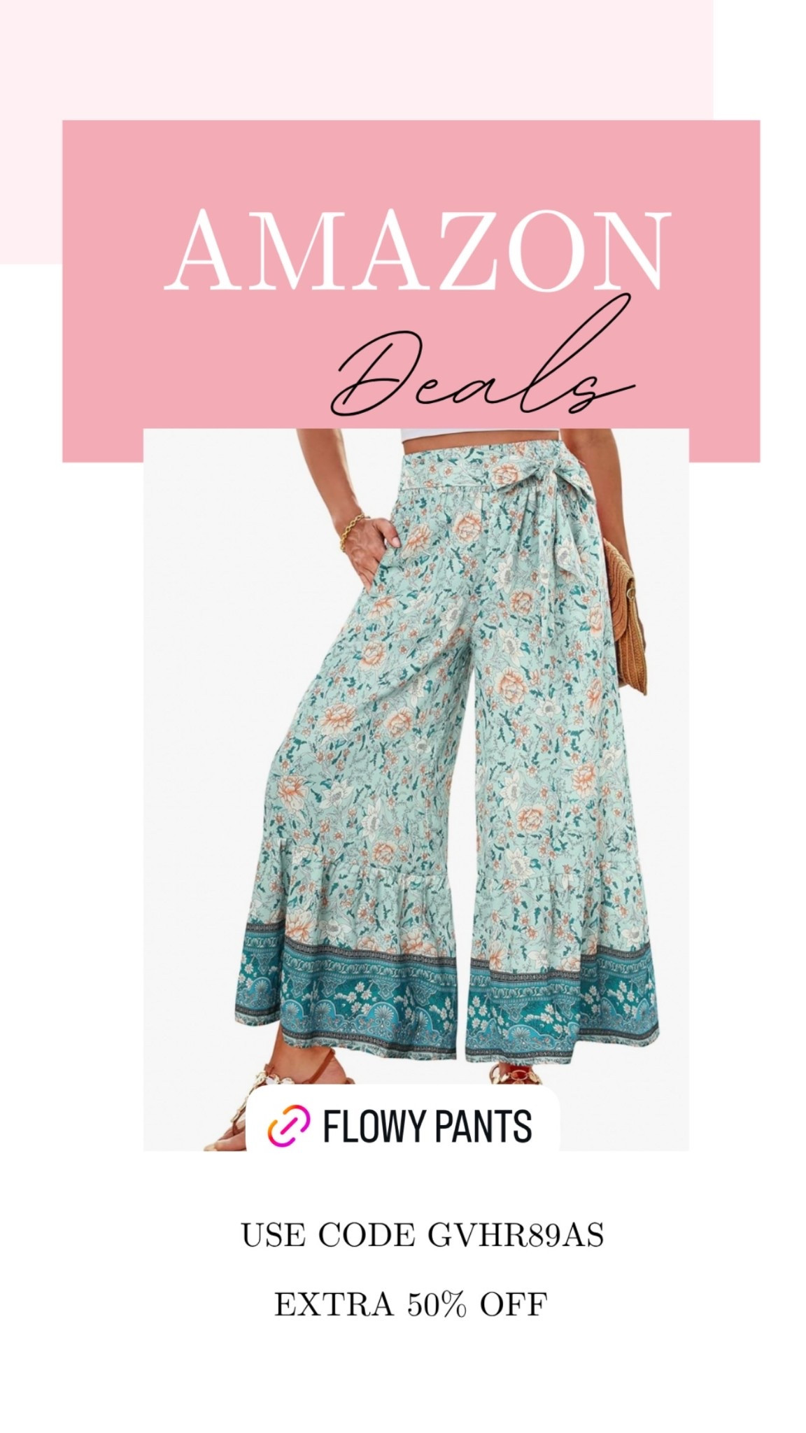 Cute flowy floral pants on deal! Comes in a few colors.

#LTKSeasonal #LTKMidsize #LTKSaleAlert