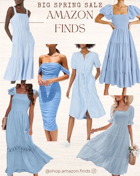 Amazon Big Spring Sale!
Blue dresses for spring and summer on sale now!

#LTKSeasonal #LTKstyletip #LTKsalealert