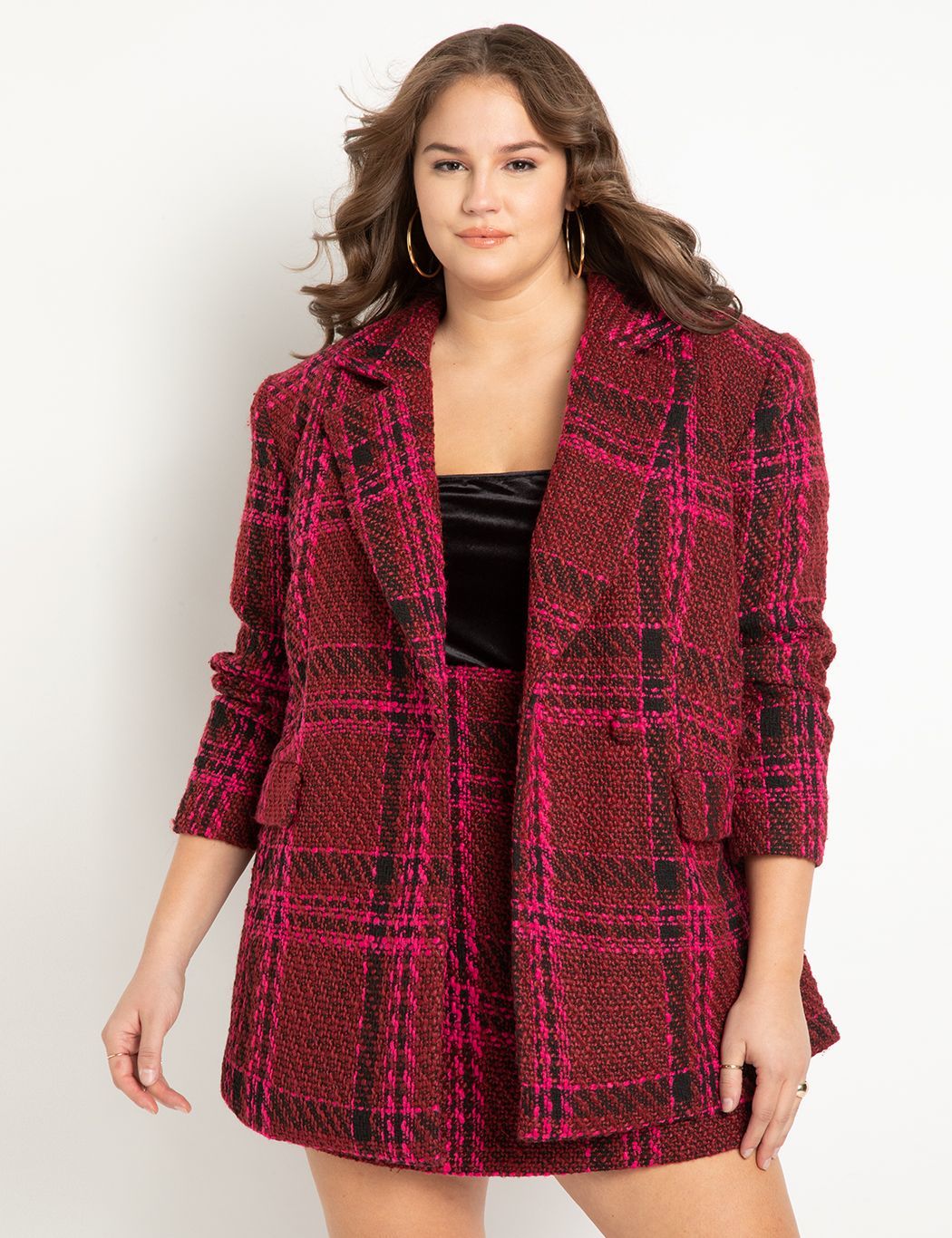 Bold Tweed Blazer | Eloquii