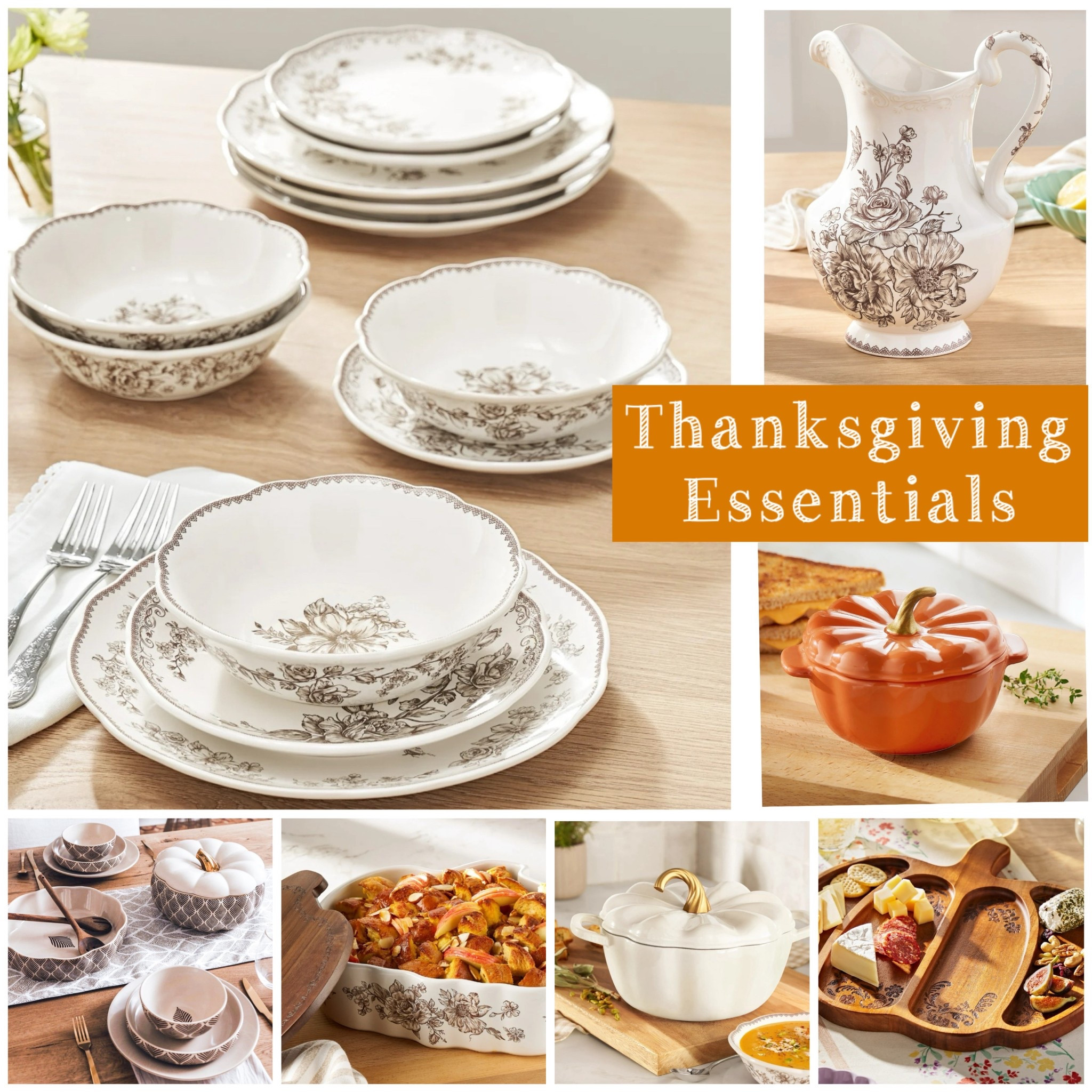 Thanksgiving holiday essentials from Walmart. 



Thanksgiving Dinnerware set/ thanksgiving tablescape/ thanksgiving plates/ fall dinnerware/ pumpkin bowl/ pumpkin dish/ #LTKHoliday 

Walmart fall home finds, thanksgiving tableware, pumpkin dish, pumpkin shaped Dutch oven, pumpkin soup tureen, pumpkin serving bowl, pumpkin Dutch oven 

#LTKHome #LTKSeasonal #LTKParties #LTKFamily