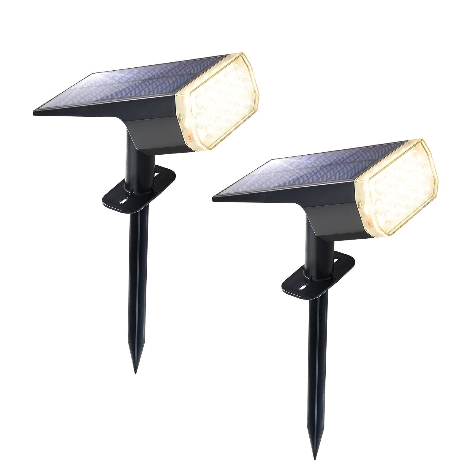Solar Lights Outdoor Waterproof: IP65 Led Spot Light Decorations for Garden Patios - 3 Lighting M... | Amazon (US)