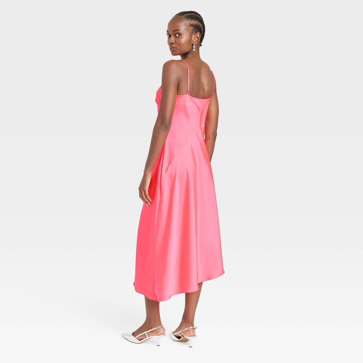 Women's Asymmetrical Midi Slip Dress - A New Day™ | Target