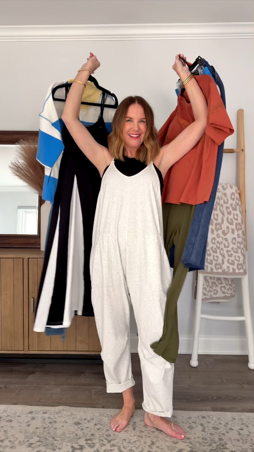 Soft jumpsuits for when you’re sick of shorts, a look for less matching set that better than the real deal, a late summer dress that blue my mind (and it feels like a tee shirt!) and more!

#amazonfashionfinds #hotweatheroutfit 

Mom style, comfy and cute outfits, hot weather outfits, Amazon fashion, over 40 style, look for less finds, casual summer outfits, casual outfit idea, matching set outfit, resort outfit, vacation dress, easy outfit

#LTKSeasonal #LTKActive #LTKFindsUnder50