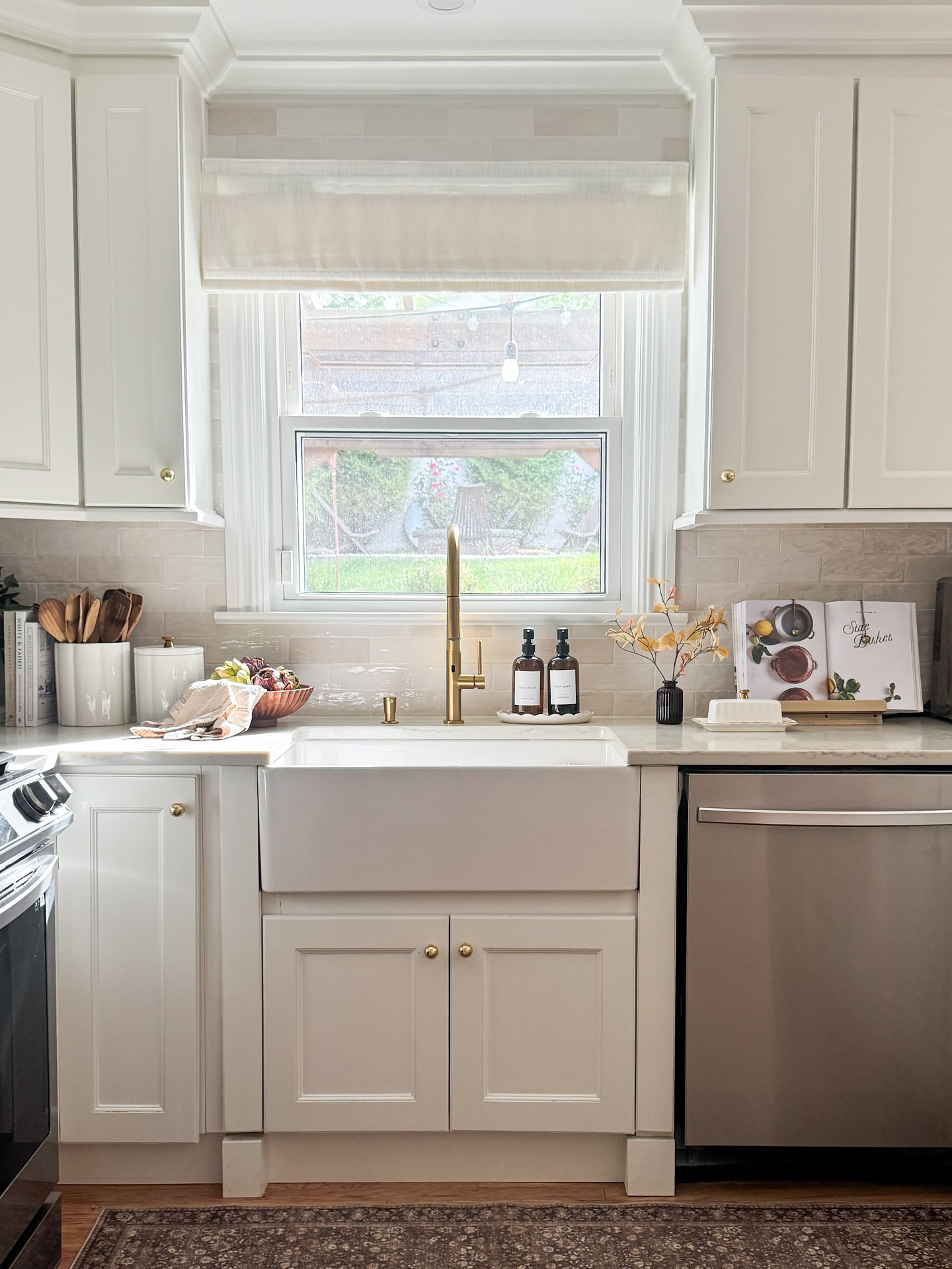 Our kitchen has been feeling so cozy with a few little fall touches 🍂 I added these dusty plum stems from @amazon, a couple of @target finds, and some simple styling around the sink — and I love how it all feels elevated but still super practical (and budget-friendly 🤎).

▫️everything it’s linked below for you to shop! 🎉

#fallkitchen #kitchendecorideas #modernorganic #cozyhomevibes #neutralhome #seasonaldecor #targetstyle #founditonamazon

#LTKFindsUnder50 #LTKSeasonal #LTKHome