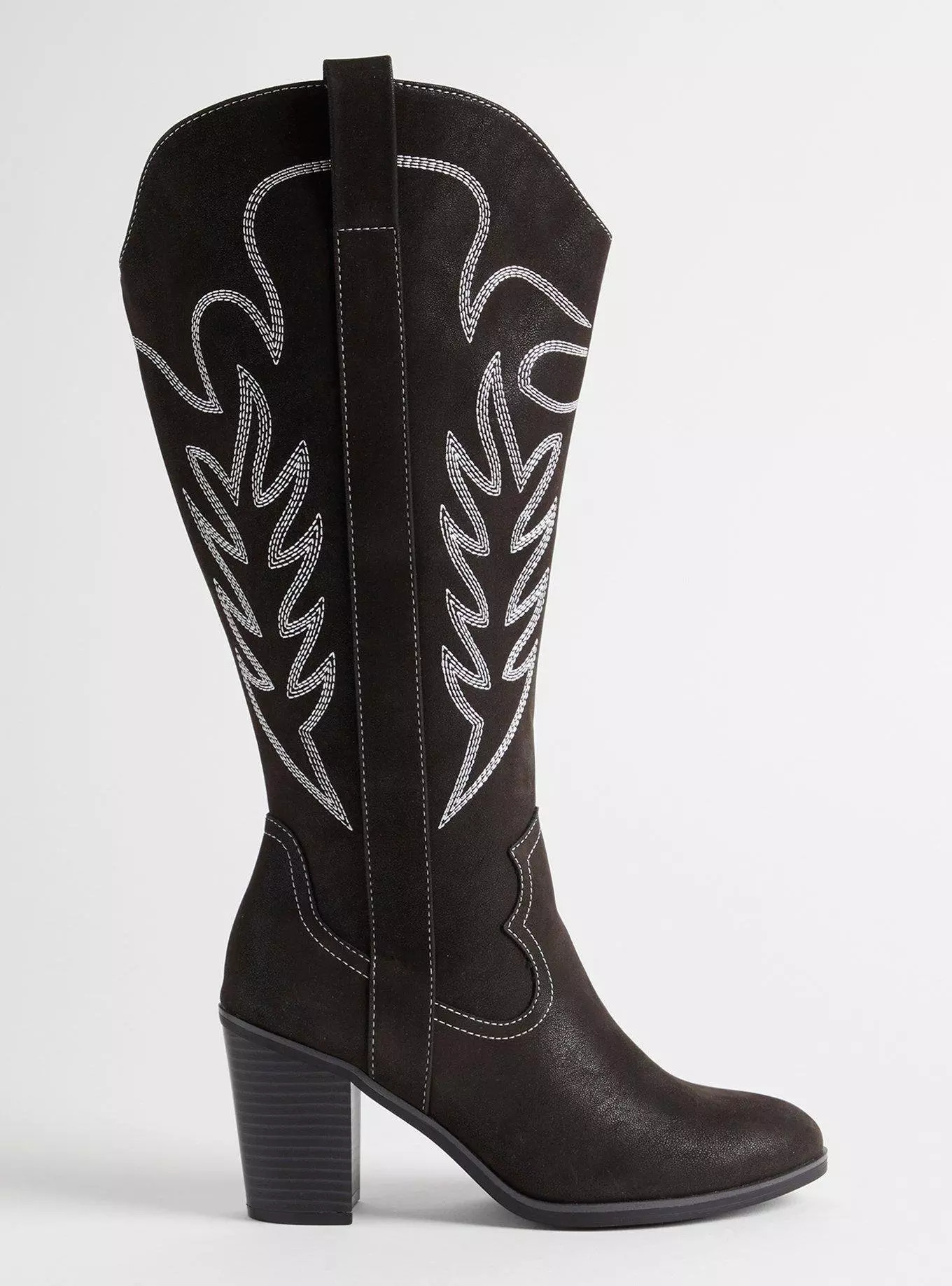 Tall Shaft Heeled Western Boot (WW) | Torrid (US & Canada)