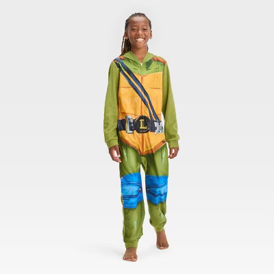 Boys' Teenage Mutant Ninja Turtles Union Suit - Green | Target