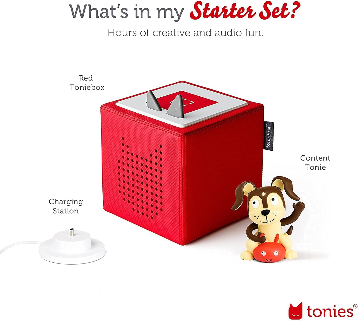Toniebox Audio Player Starter Set with Playtime Puppy - Listen, Learn, and Play with One Huggable... | Amazon (US)