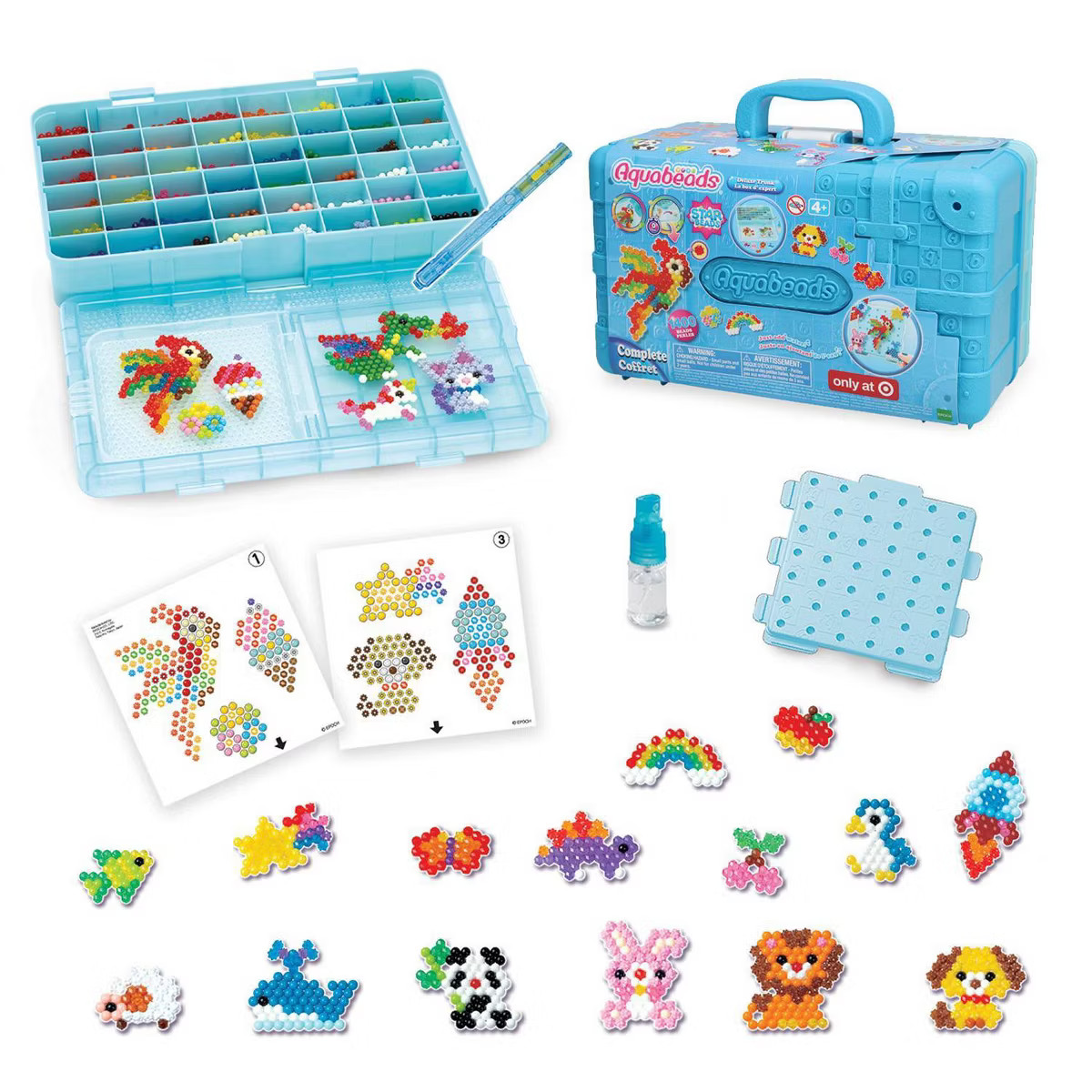 Aquabeads Deluxe Trunk: DIY Art Kit with Instructions for Ages 4+ | Target