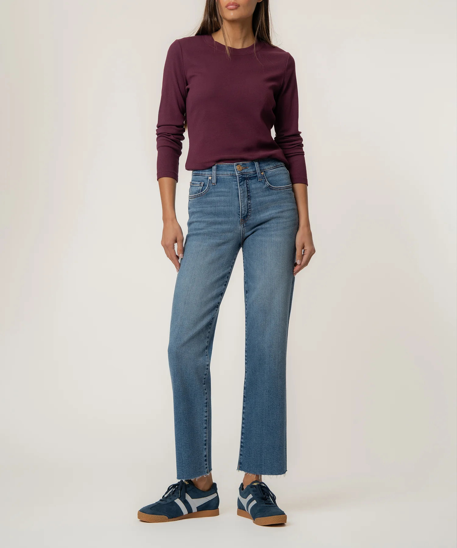 Avery High Rise Straight Leg in Building Wash - Kut from the Kloth | Kut From Kloth