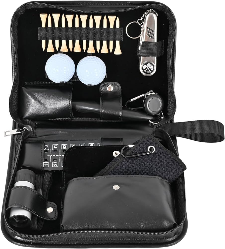 Flyroom Golf Gifts for Men and Women,Golf Gifts Accessories Set Including Luxury Leather Case, Go... | Amazon (US)