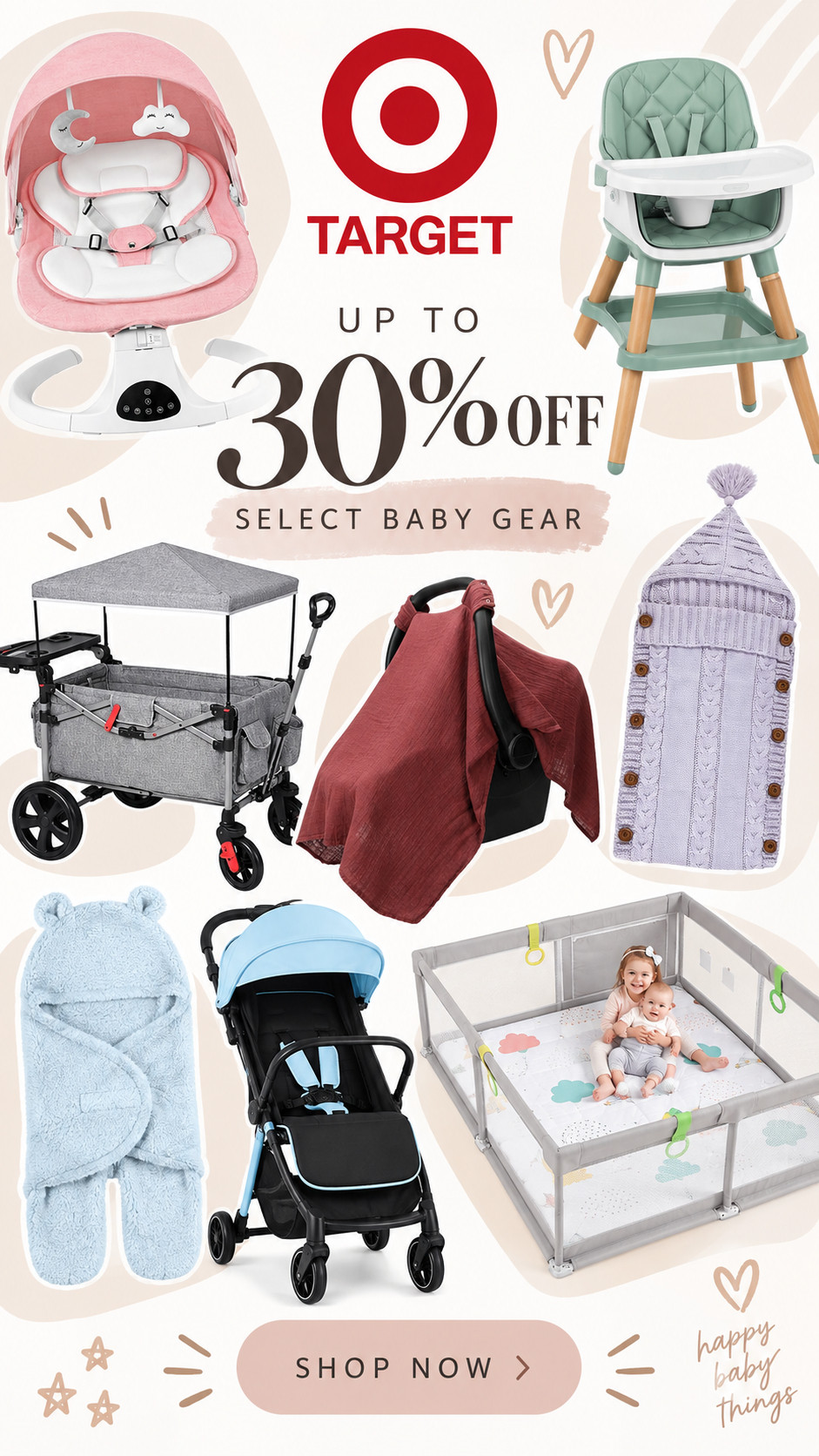 Target Up to 30% off select baby gear 

 #LTKmomlife #LTKSaleAlert #LTKBaby
