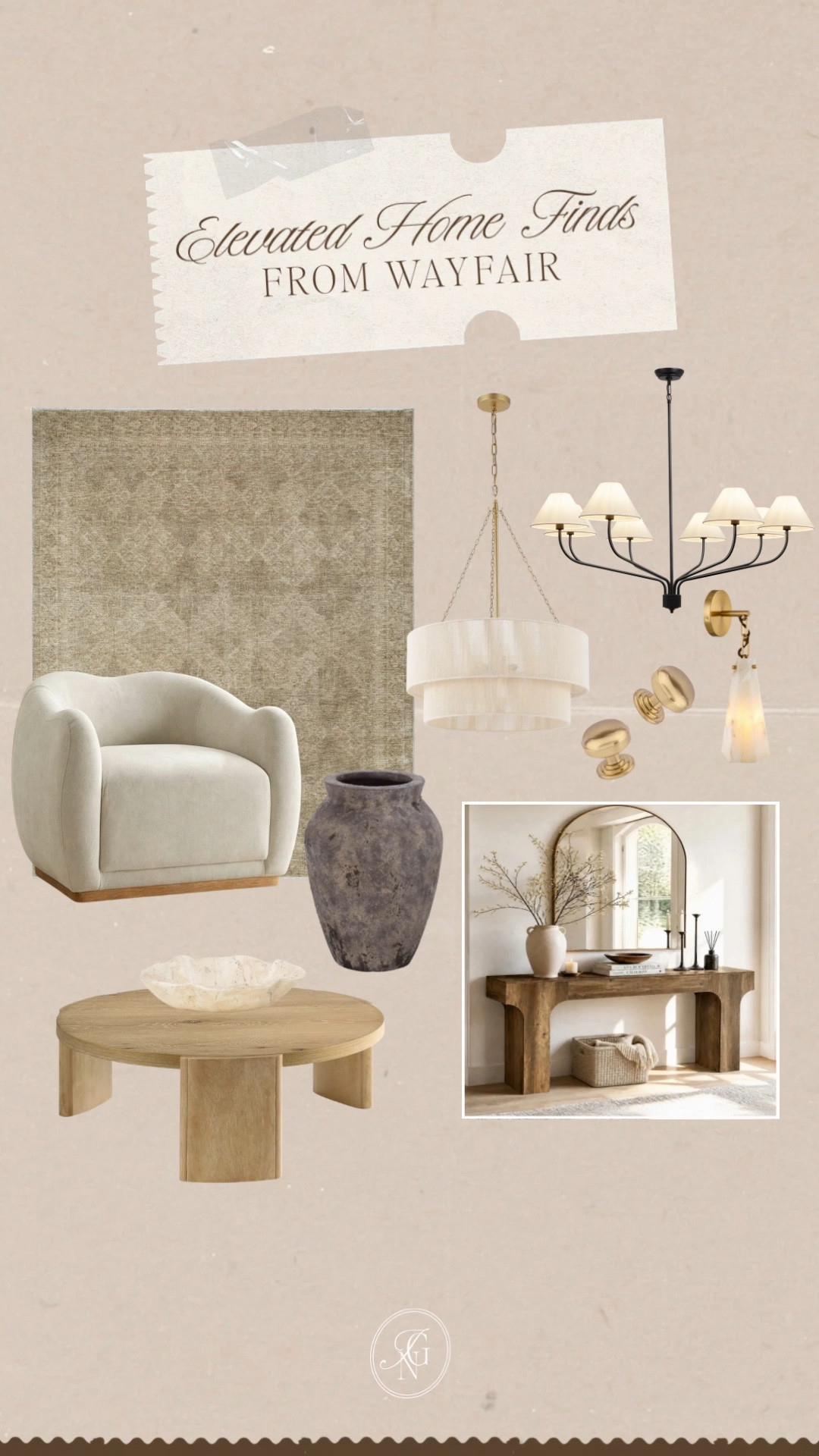 @Wayfair elevated home finds 🤎 from rugs to lights, furniture and decor - Wayfair is the one stop for everything home ✨

#wayfairpartner #wayfair #homedecor #homefinds #home #bedroom #rug #chandelier #lightfixture #timelesshome #modernorganichome #console #entryway #coffeetable #vase #bowl #planter #modernorganic

#LTKHome #LTKSaleAlert #LTKSeasonal