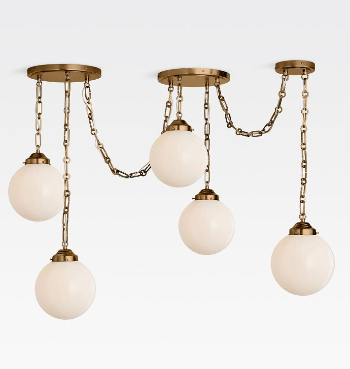 Imogen 5-Light Chandelier, 39" Width | Rejuvenation
