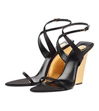 Goolita Open Pointed Toe Wedge Heels For Women Buckle Ankle Strap Heeled Sandals Sexy Slingback P... | Amazon (US)