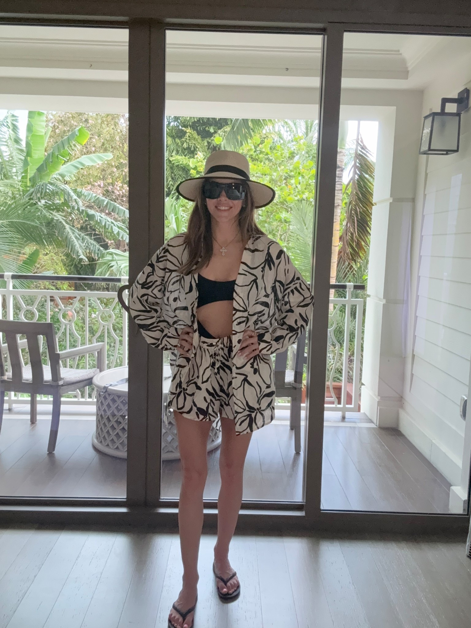 Loving this affordable swimsuit from Rain Forest 🤍 I actually saw this suit on Bethenny Frankel and had to try it—and it does not disappoint. It gives total designer vibes without the price tag. Comes in several gorgeous colors—definitely one to grab while it’s still in stock!

And this cover-up set… obsessed. The long tunic top is so versatile—wear it with the shorts or throw it on solo for an easy, chic beach look. This whole combo is going to be on repeat all vacation long ✨🌴

#LTKOver40 #LTKSwim