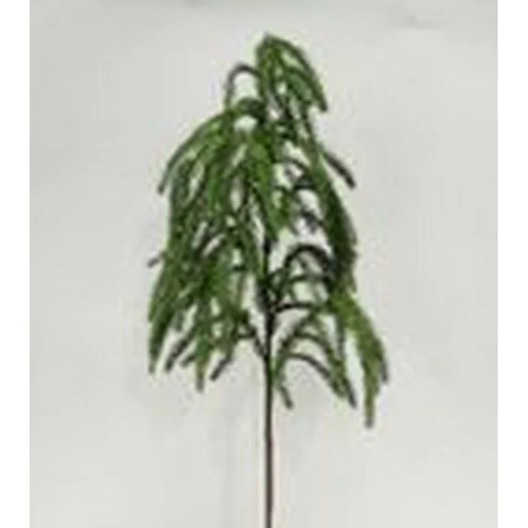 Soft Touch Green Whispy Norfolk Christmas Pick, 24 in, by My Texas House | Walmart (US)