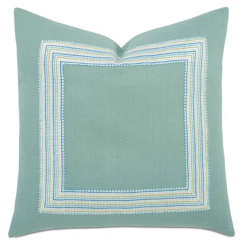 Azul Barclay Butera Square 100% Linen Pillow Cover & Insert | Wayfair North America