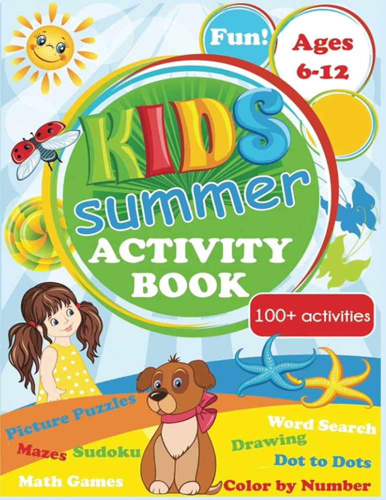 Kids Summer Activity Book Ages 6-12 | Amazon (US)