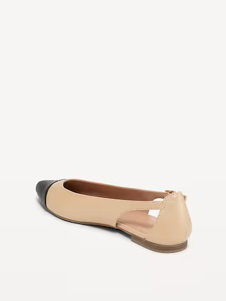 Faux-Leather Slingback Ballet Flat | Old Navy (US)