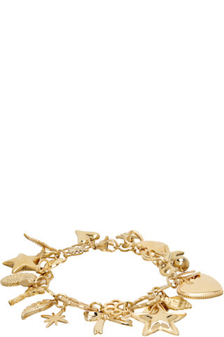 Gold Charm Bracelet | SSENSE