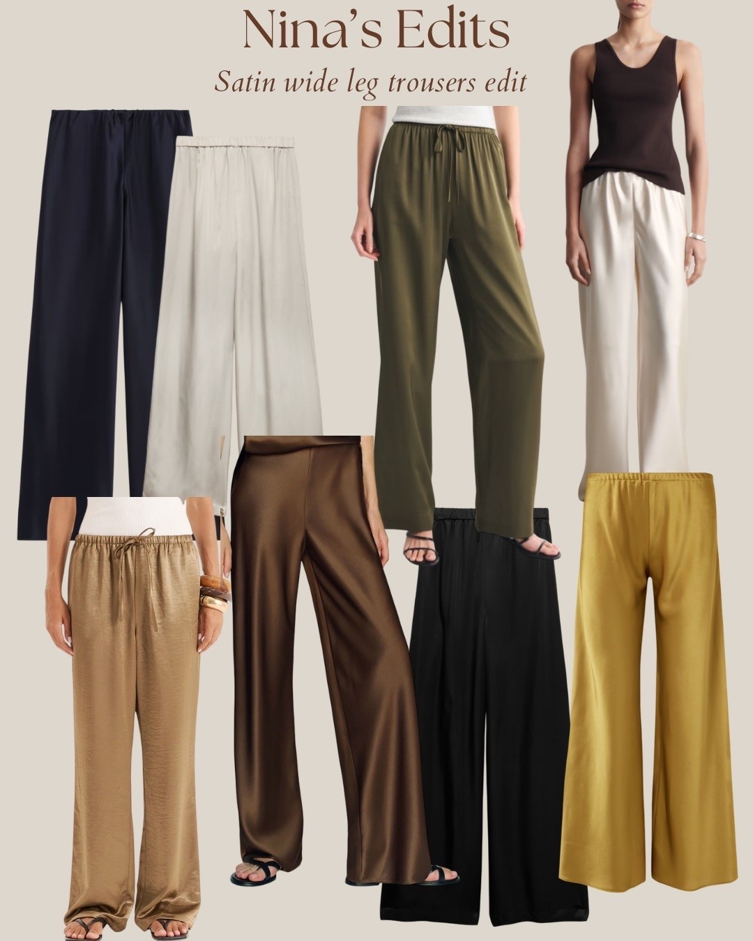 Satin trousers

#LTKsummer