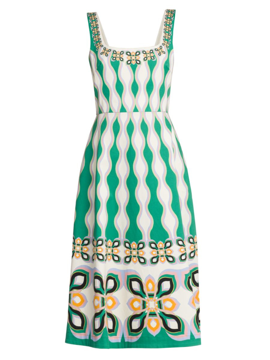 Sophia Stretch-Cotton Dress | Saks Fifth Avenue