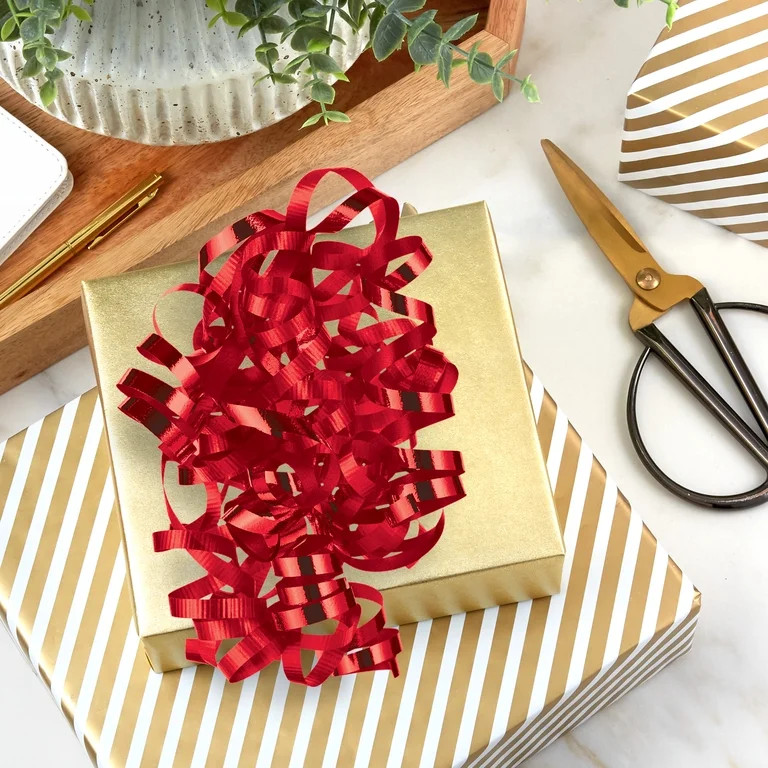Hallmark Curly Ribbon Gift Bow (Red) | Walmart (US)