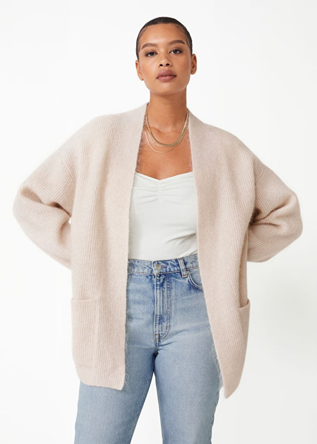 Oversized Buttonless Knit Cardigan | & Other Stories (EU + UK)