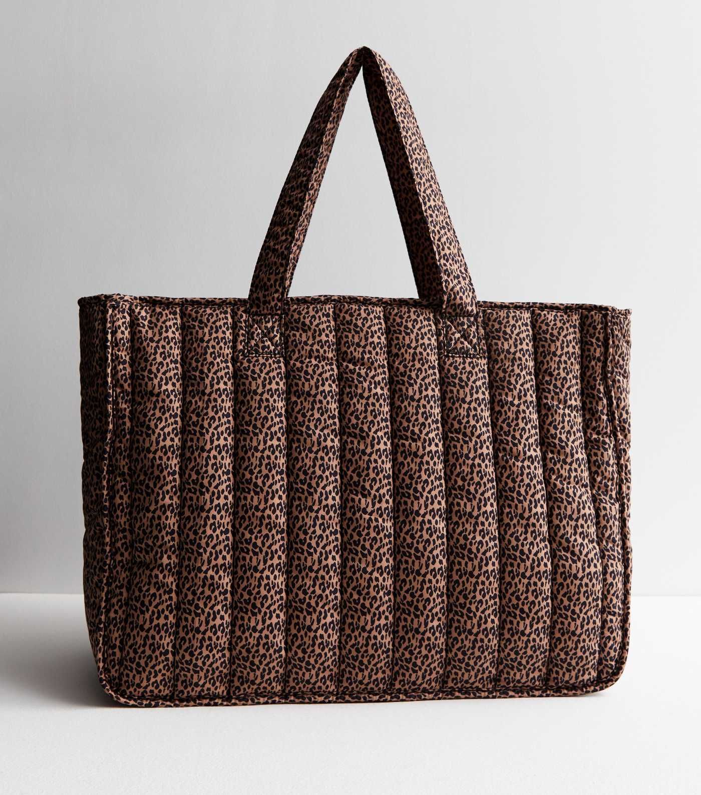 Brown Animal Print Padded Tote Bag | New Look | New Look (UK)