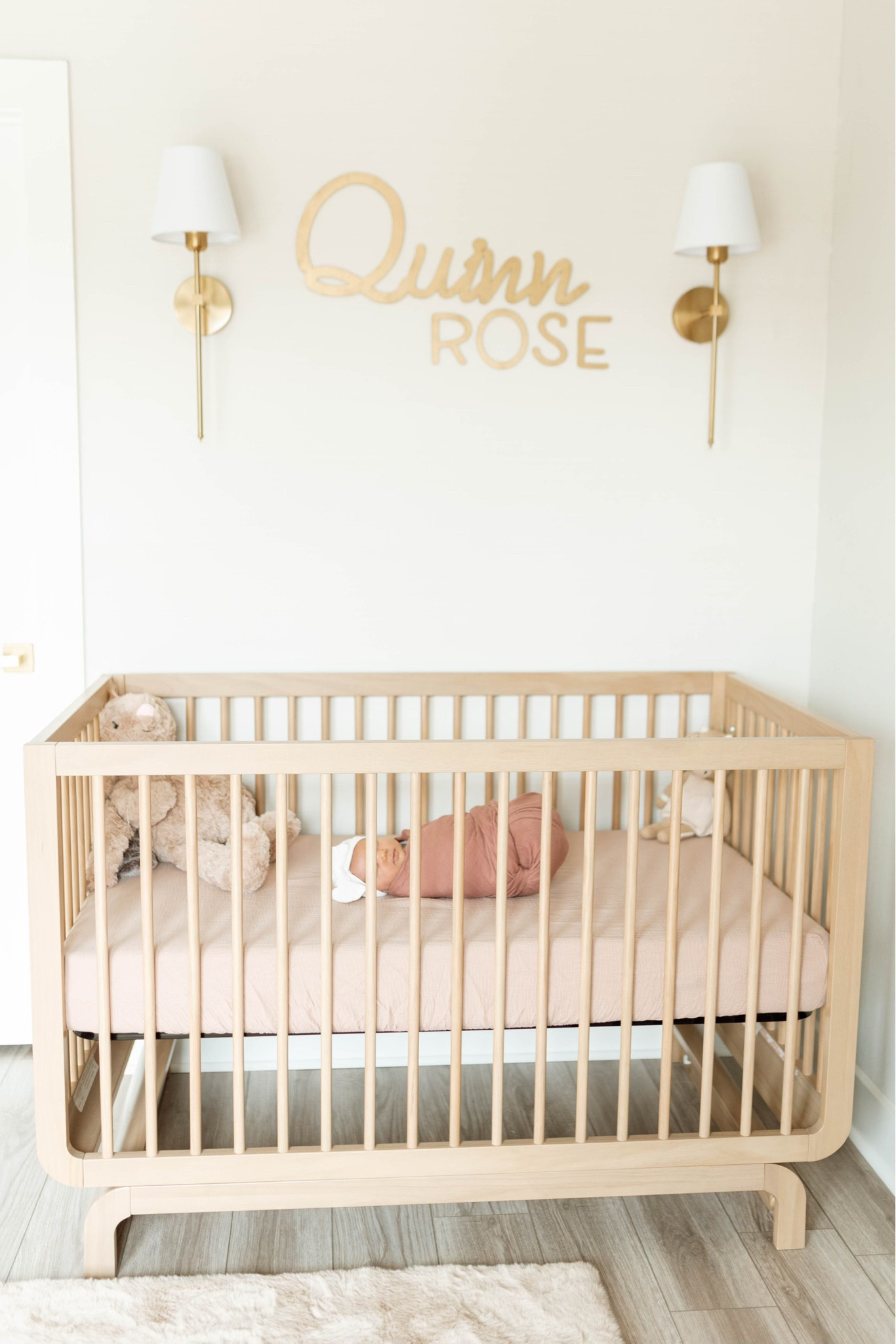 Baby girls nursery is so dreamy and so fitting for my baby girl 🩷

#LTKBaby #LTKHome