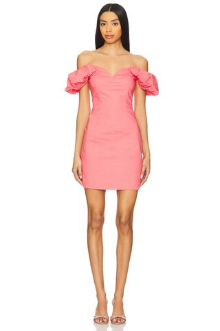 Steve Madden Bordeaux Dress in Persimmon Pink from Revolve.com | Revolve Clothing (Global)