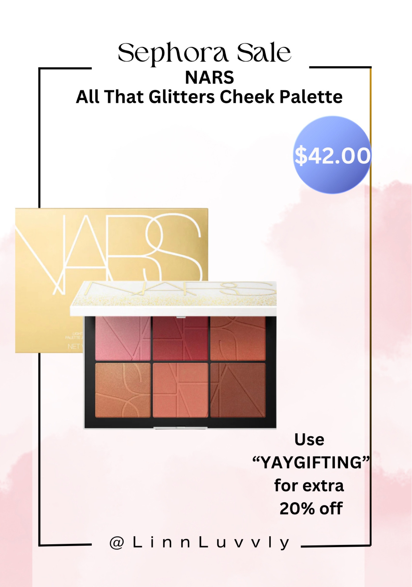 NARS All That Glitters Light Reflecting™ Cheek Palette 🤍

Use “YAYGIFTING” for extra 20% off through Dec 10th

Sephora sale , blush , blush palette , nars blush 

#LTKfindsunder50 #LTKbeauty #LTKsalealert