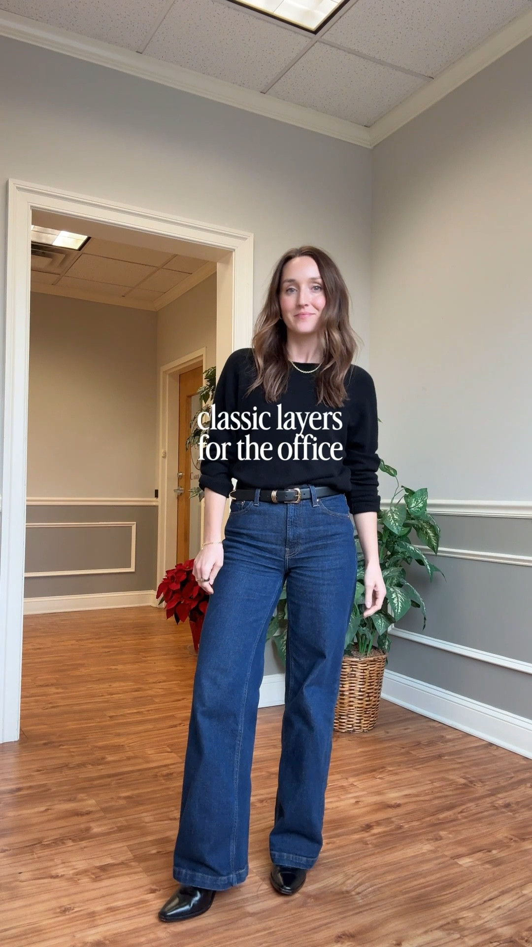 Wearing a small in the coat and a small in the sweater. Wearing a size 25 regular in jeans. Linked to similar Madewell boots. Mine are from last year.