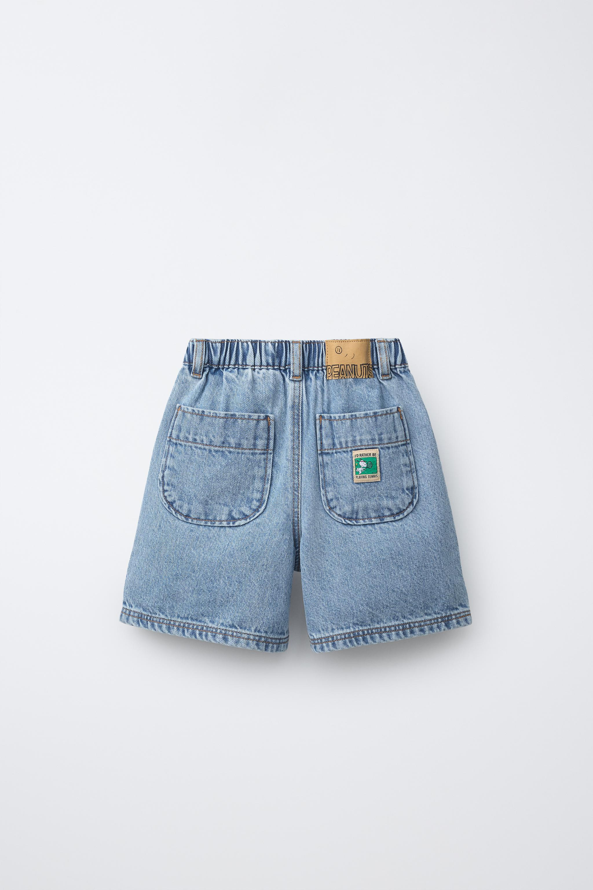 SNOOPY PEANUTS™ DENIM SHORTS | Zara US
