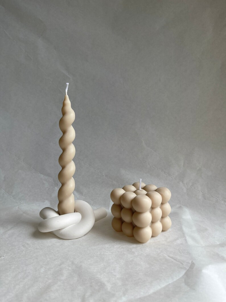 KNOT Candleholder - Knot Candle Holder - CandleStick - Holder for Rod Candles - nordic - Gift Ide... | Etsy (UK)